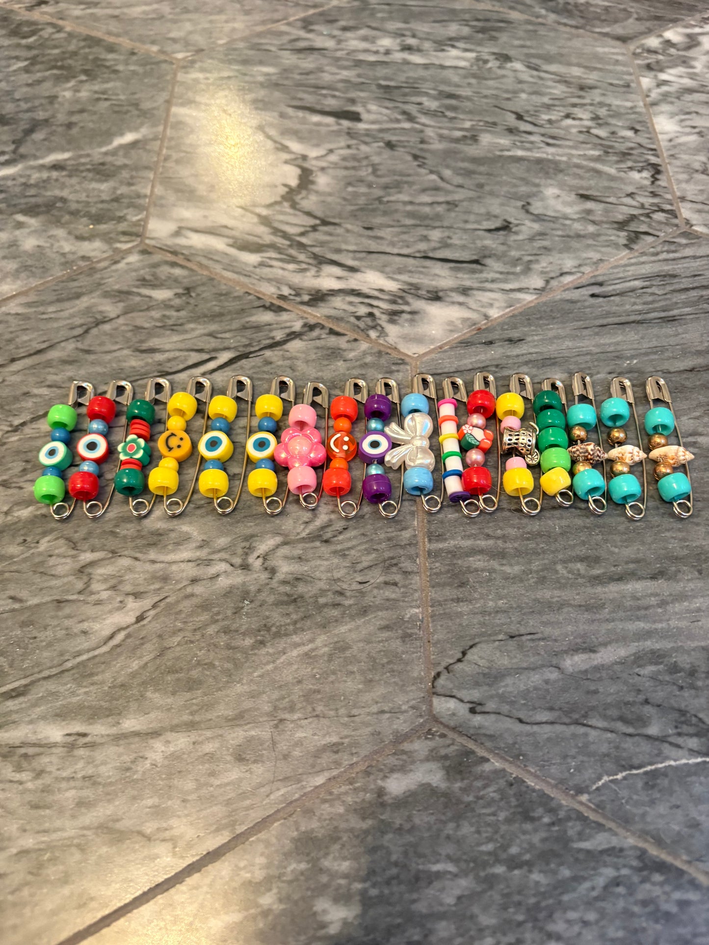 Safety Pin Keychains