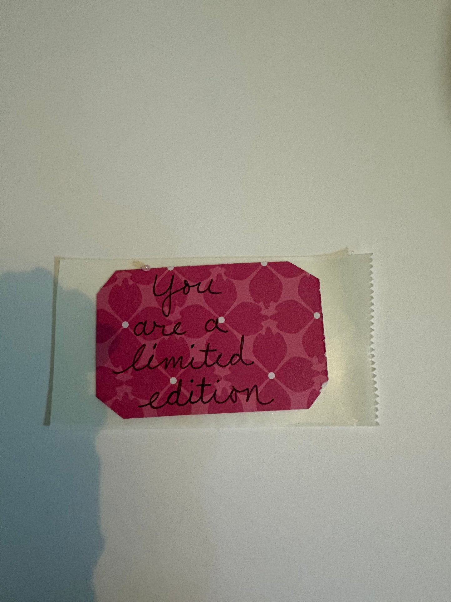 You Are A Limited Edition Sticker