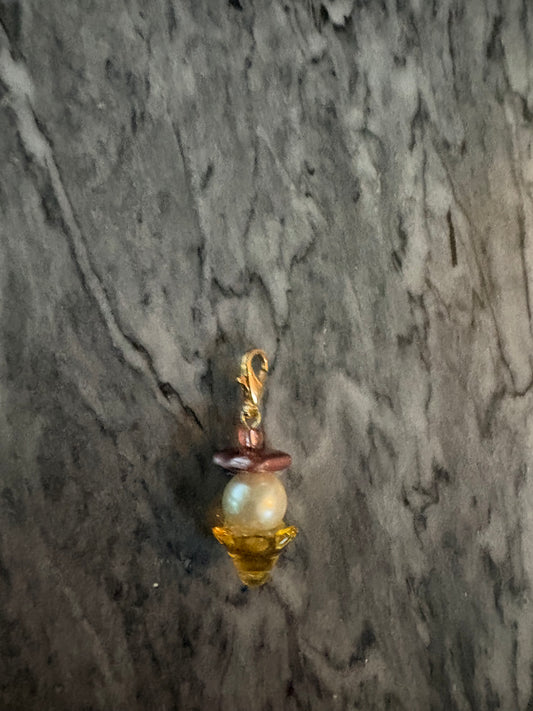 Ice Cream Sundae Keychain