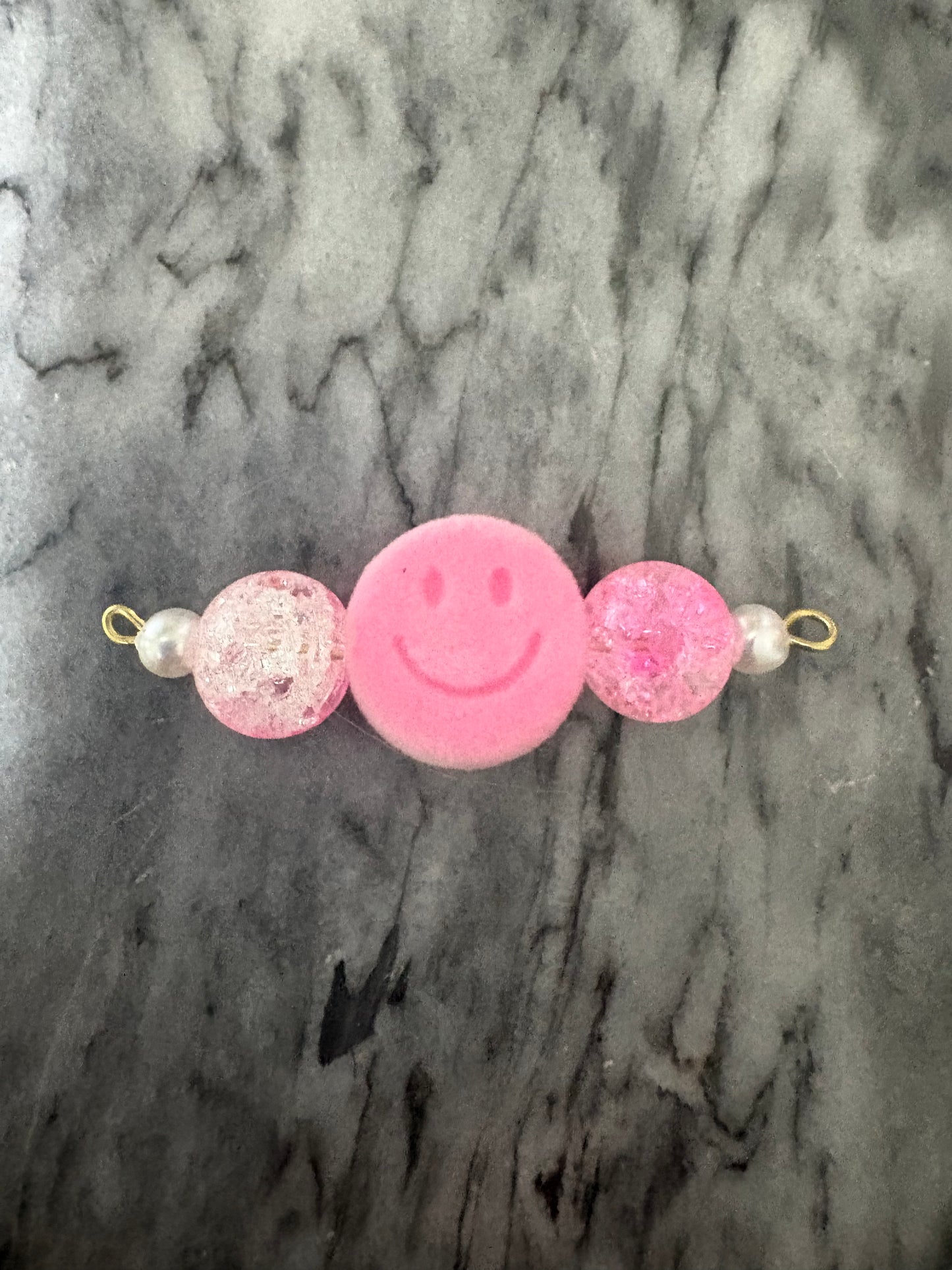 Pink Smile Keychain