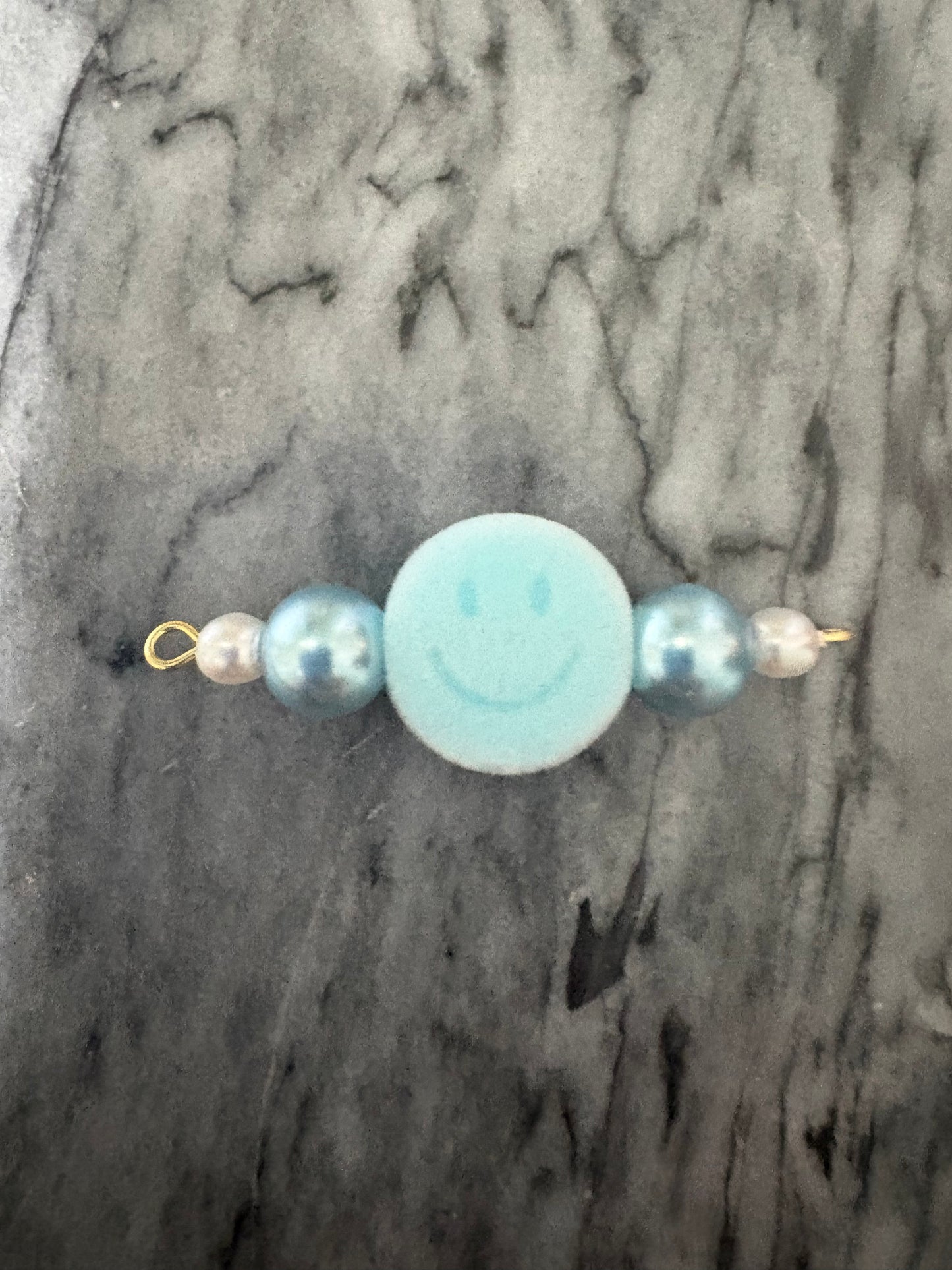 Blue Smile Keychain