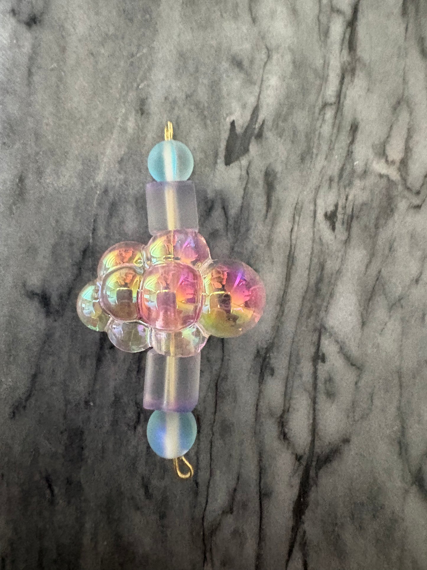 Pink Cloud Keychain