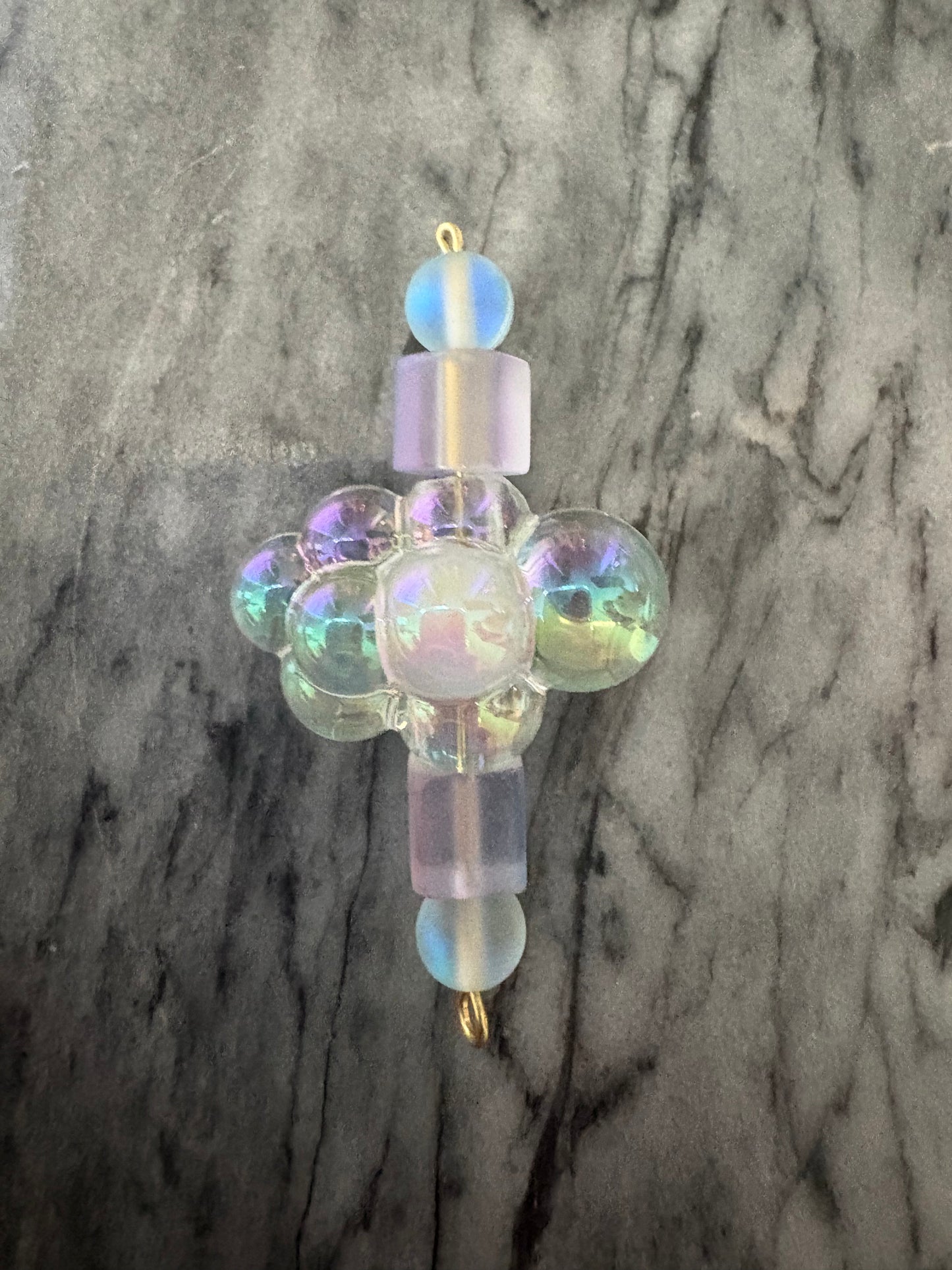 White Cloud Keychain